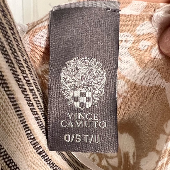 Vince Camuto $78 Neutral Swimsuit Cover Up Kimono Style One Size Light Weight - Picture 8 of 10